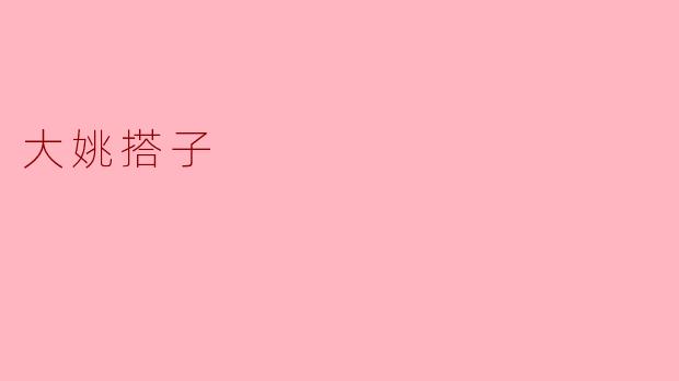大姚搭子