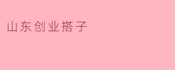 山东创业搭子