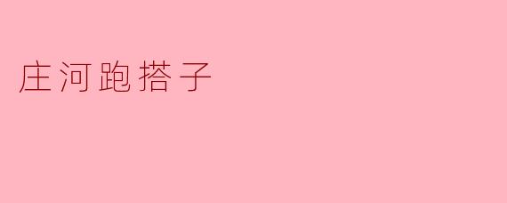 庄河跑搭子
