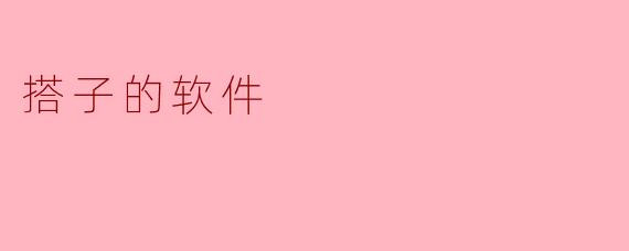 搭子的软件