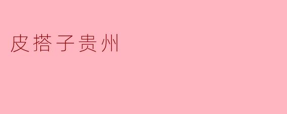 皮搭子贵州