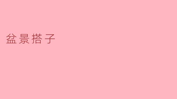 盆景搭子