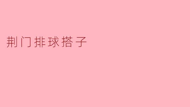 荆门排球搭子